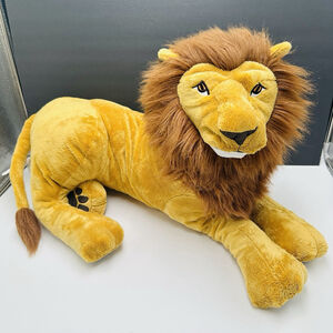 IKEA Djungelskog LION 28" Large Plush Wild Jungle Cat Stuffed Animal Jumbo